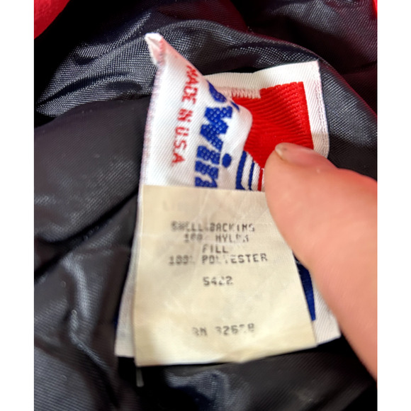 Vintage Swingster Mens Winter Coat Size Large Brute Power BWD BorgWarner 80s 90s - Picture 5 of 11